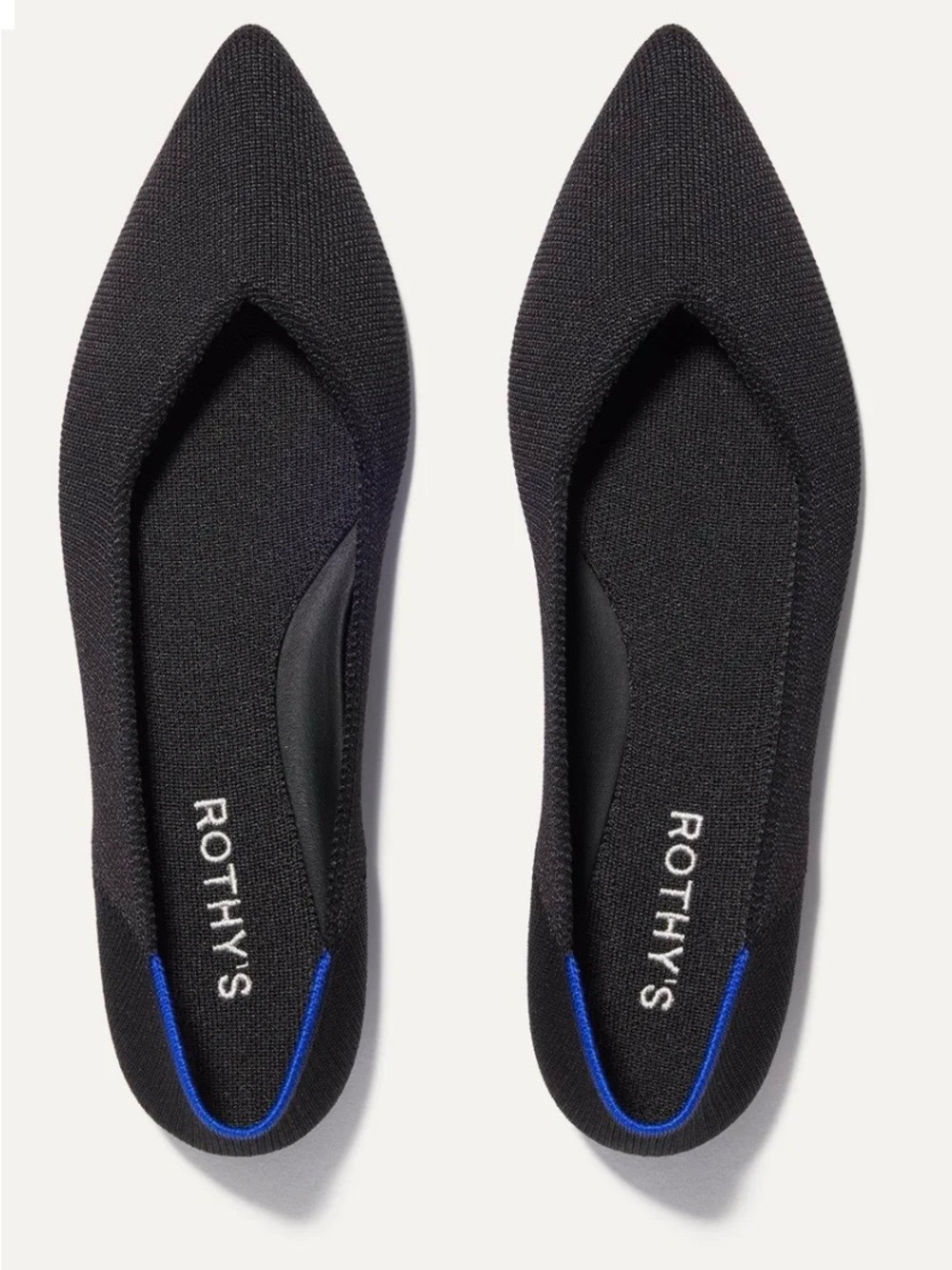 Rothy’s the Point Loafer, black, size 8